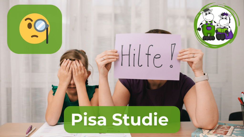 Bild von verzweifeltem Kind und Mutter bei den Mathe-Hausaufgaben