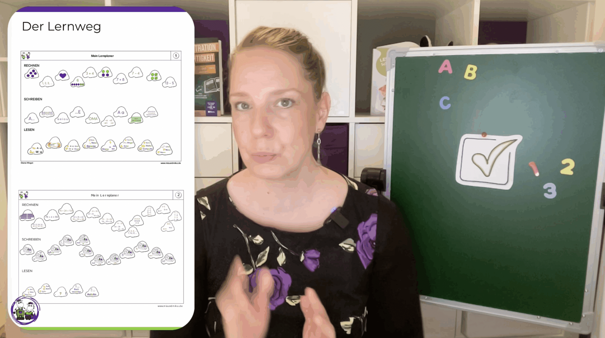 Webinar bild davon Bild von Diana Wegel beim Webinar