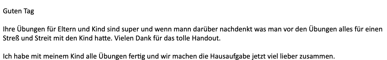 Bild vom Feedback per Mail