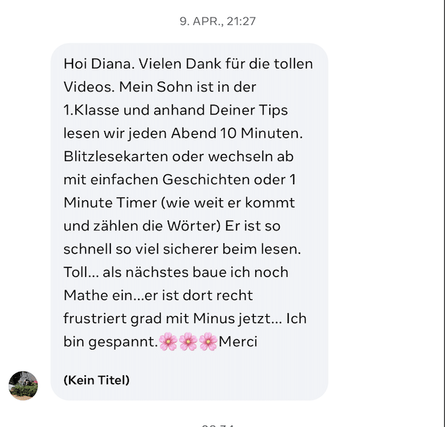 Text von Bewertung von Diana Wegel 