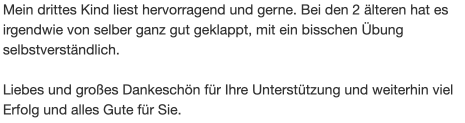 Bild vom Feedback