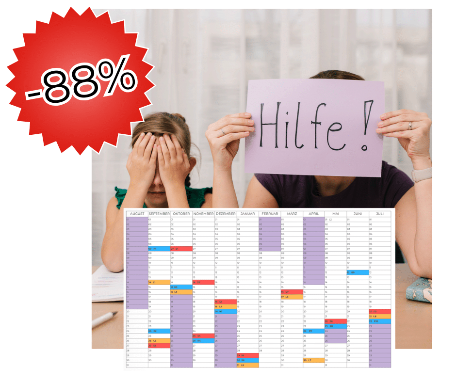 Lernkalender 88%