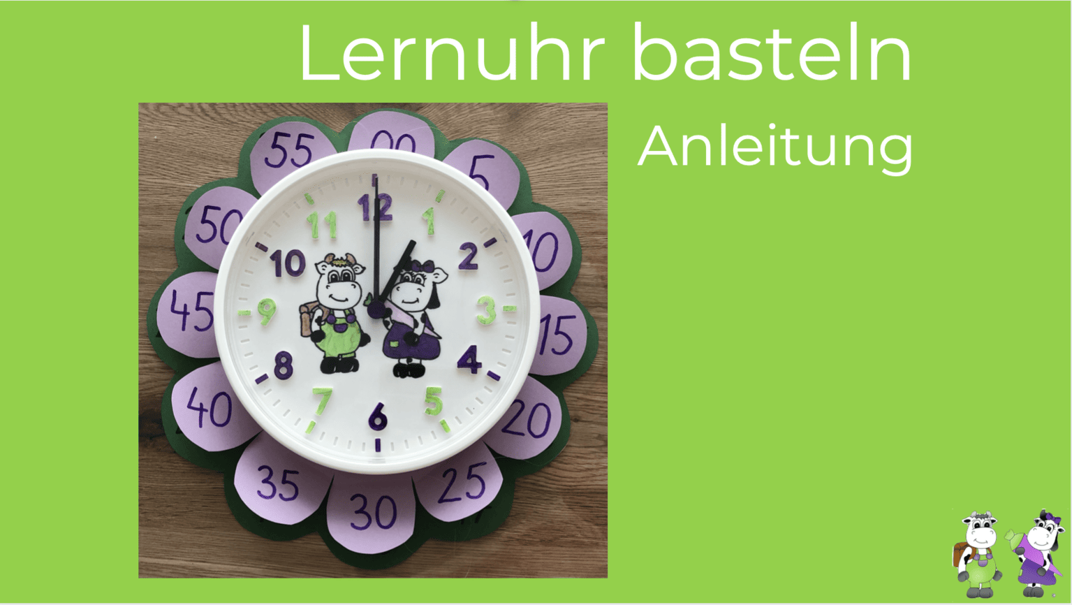 DIY - So bastelst du für und mit deinem Kind eine Lernuhr