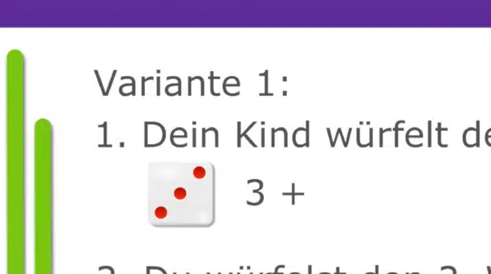 Spielerisch Mathe lernen - Würfelmathe (Klasse 1 und 2)